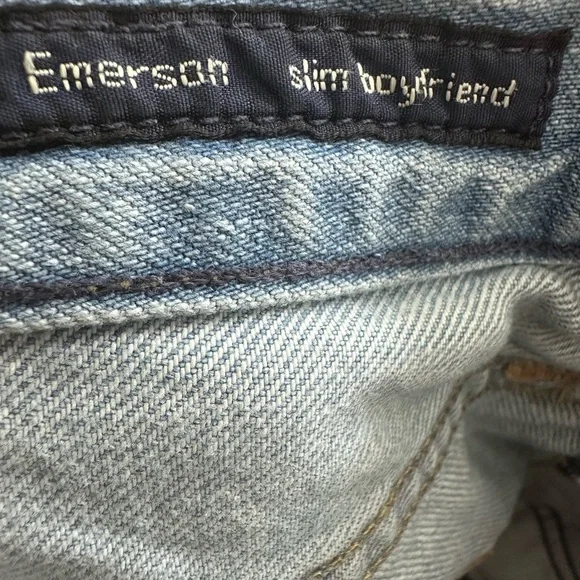 Citizens Of Humanity Emerson Embroidered High Rise boyfriend Slim Jeans 27 - Picture 8 of 16